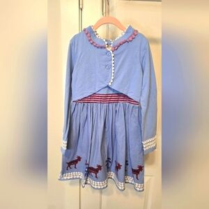 Only Little Once Anna Christmas Dress Girls Size 8